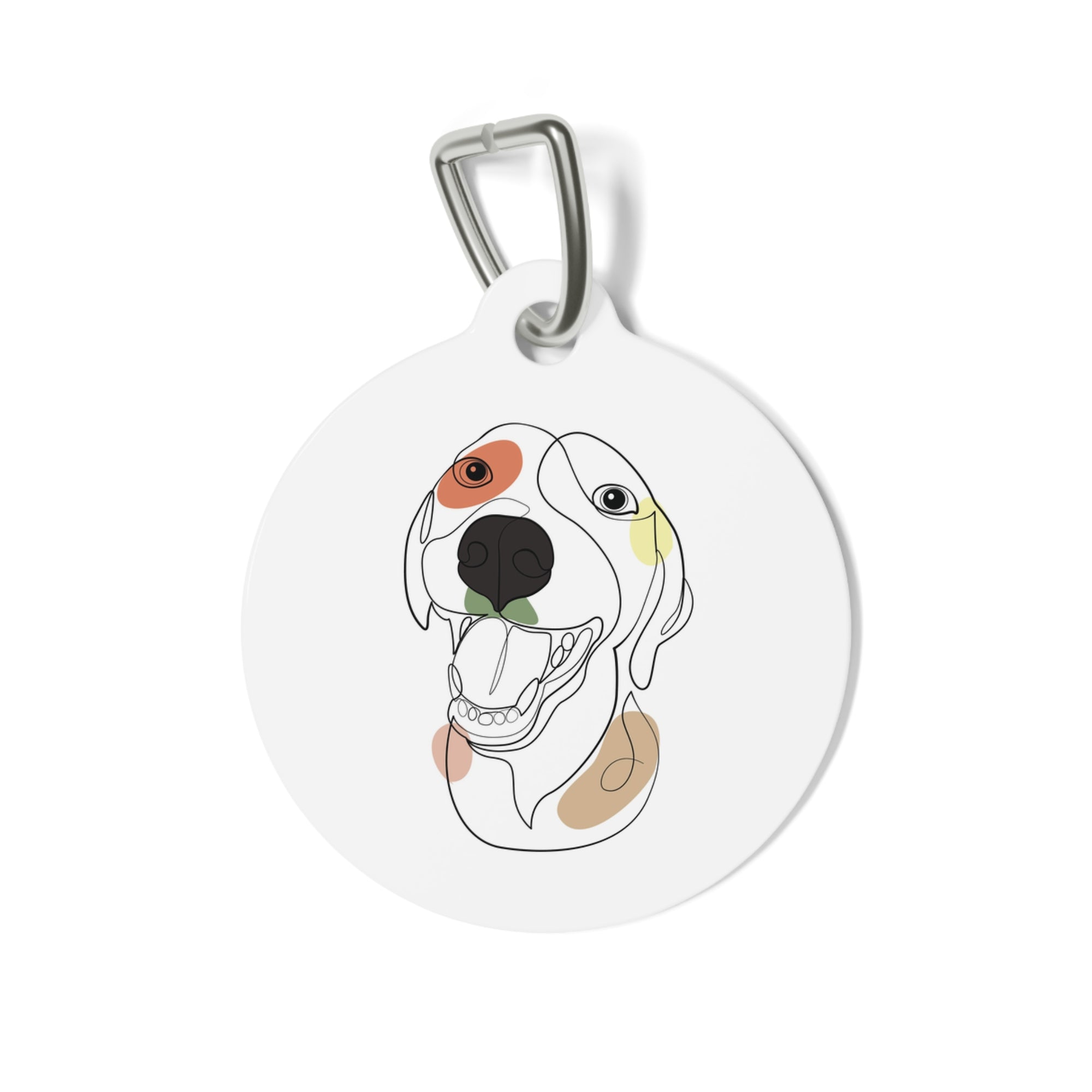 Personalized Pet Tag - Custom Name Dog Tag with Playful Design